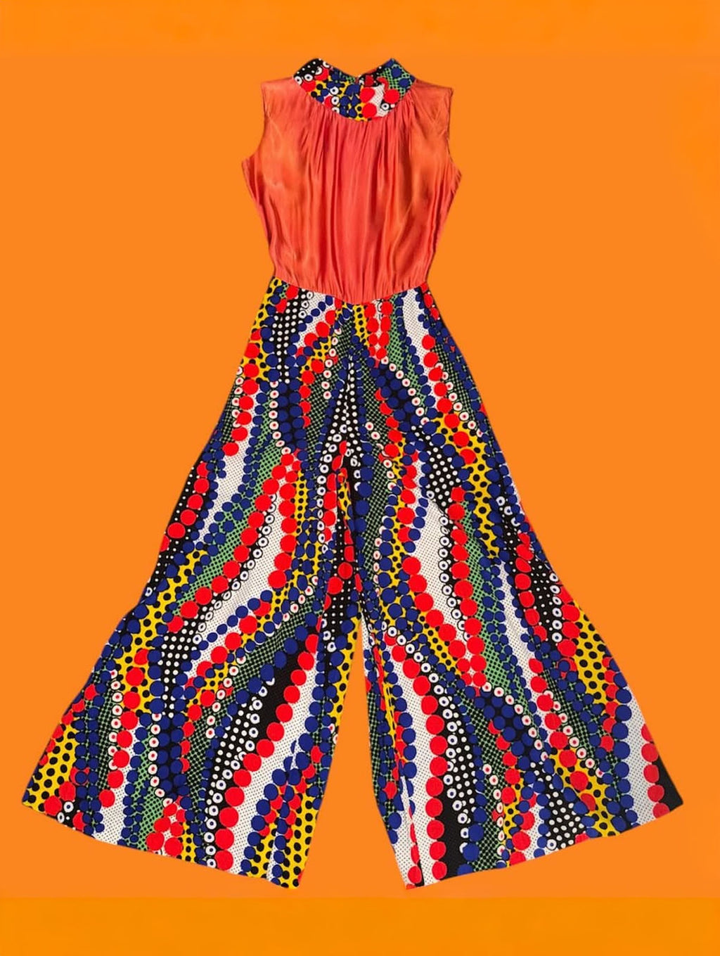 70s Jumpsuit - orange