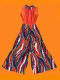 70s Jumpsuit - orange